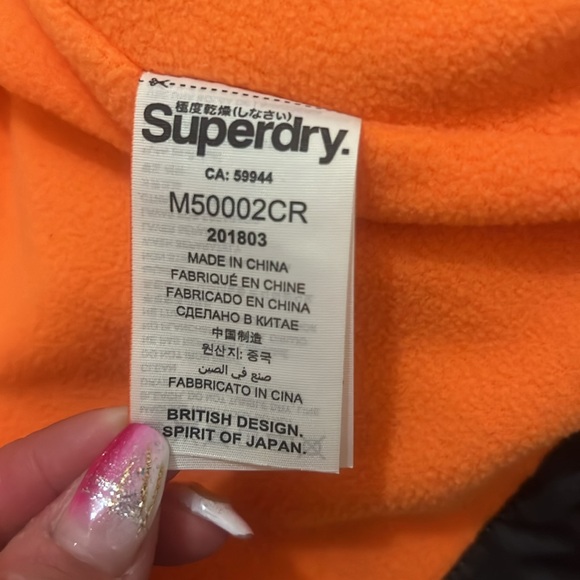 Superdry Men’s camouflage print windbreakers - Picture 8 of 8